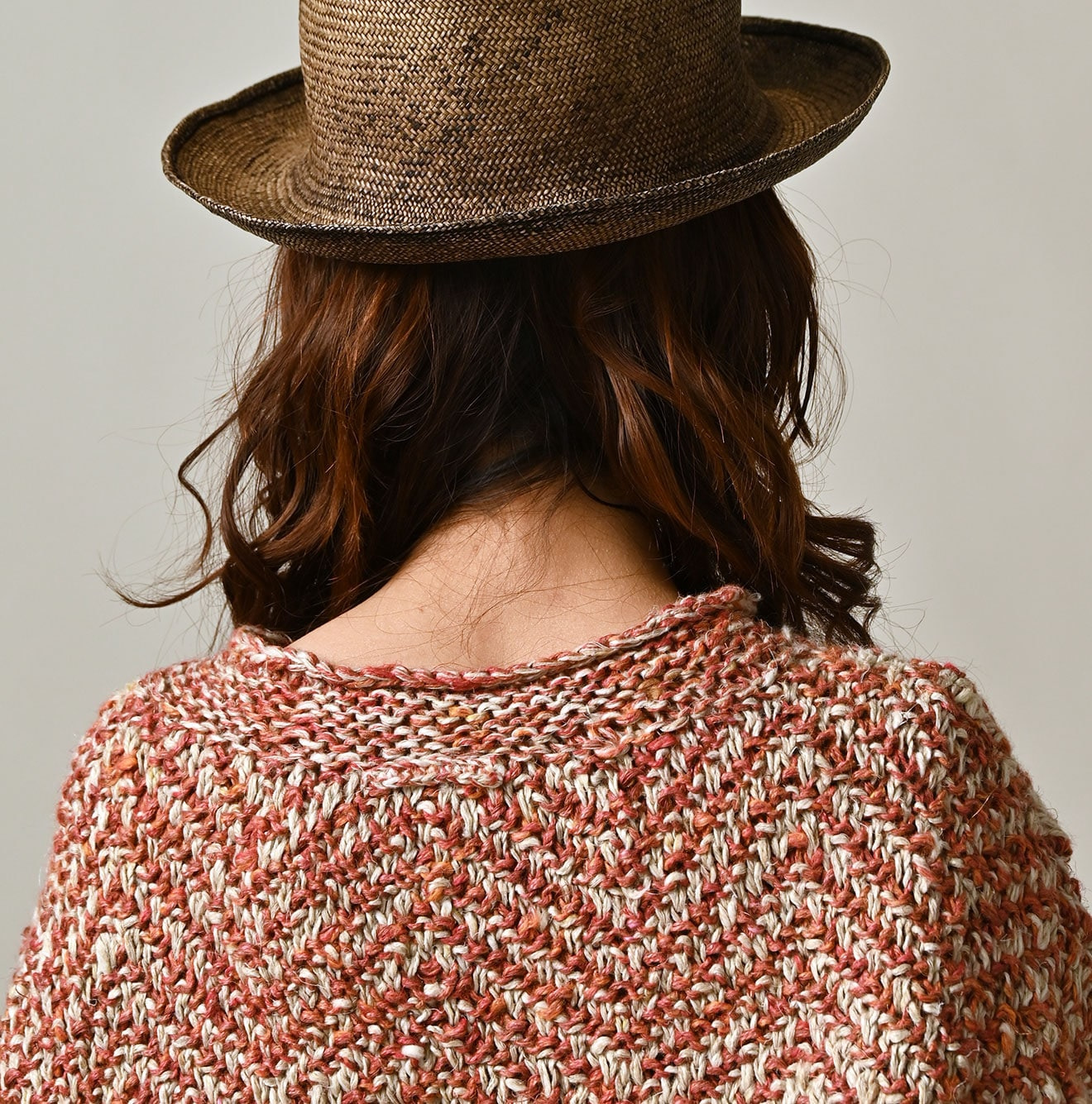 Linen Herringbone 908 Sweater Detail