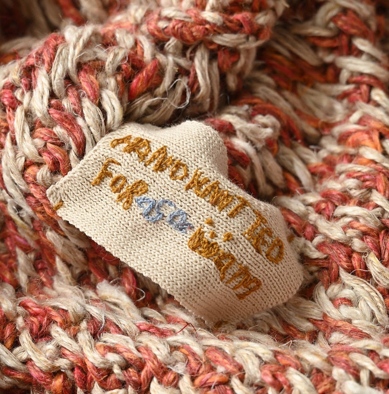 Linen Herringbone 908 Sweater Detail