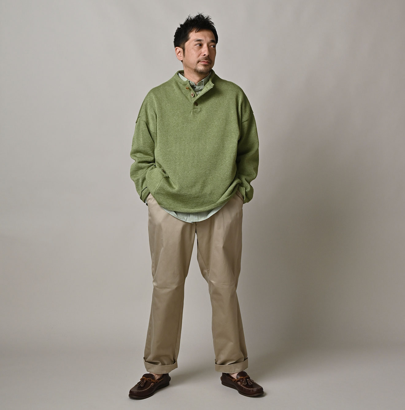 Gima Knitsew Uma Pull Male Model