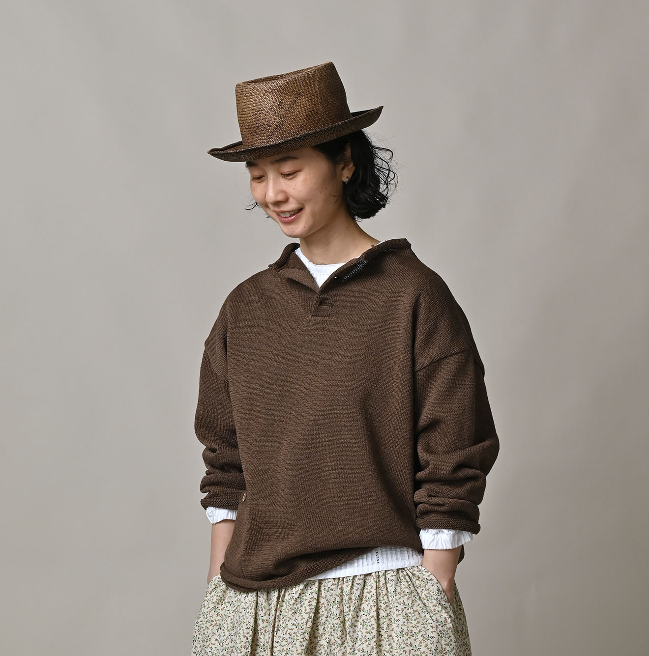 Gima Knitsew Uma Pull Female Model