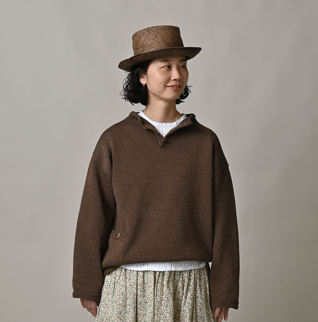 Gima Knitsew Uma Pull Female Model