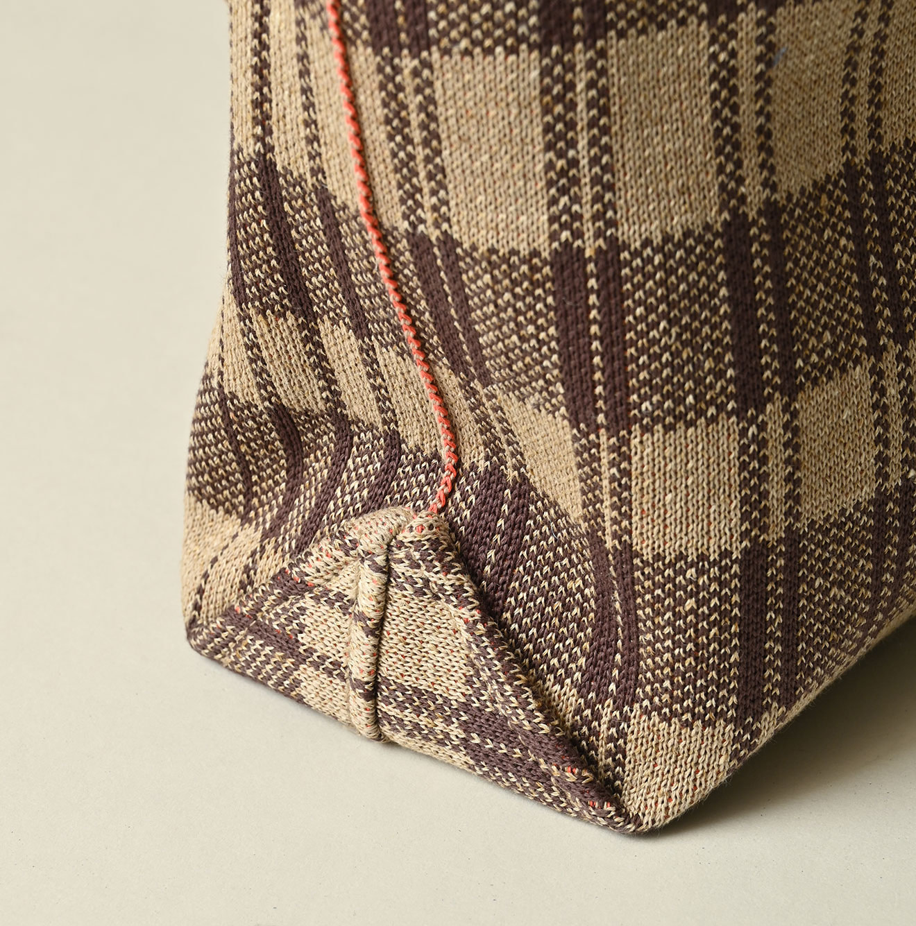 Linen Jacquard Bag Detail