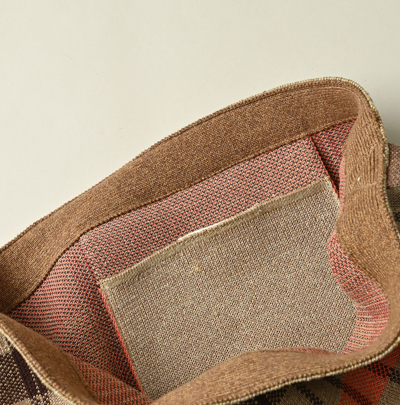 Linen Jacquard Bag Detail