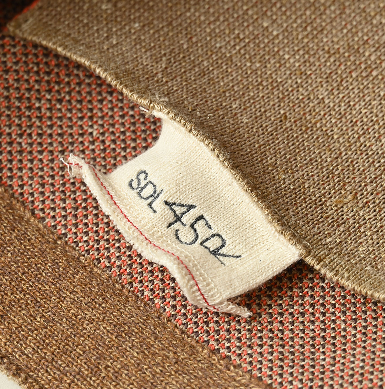 Linen Jacquard Bag Detail