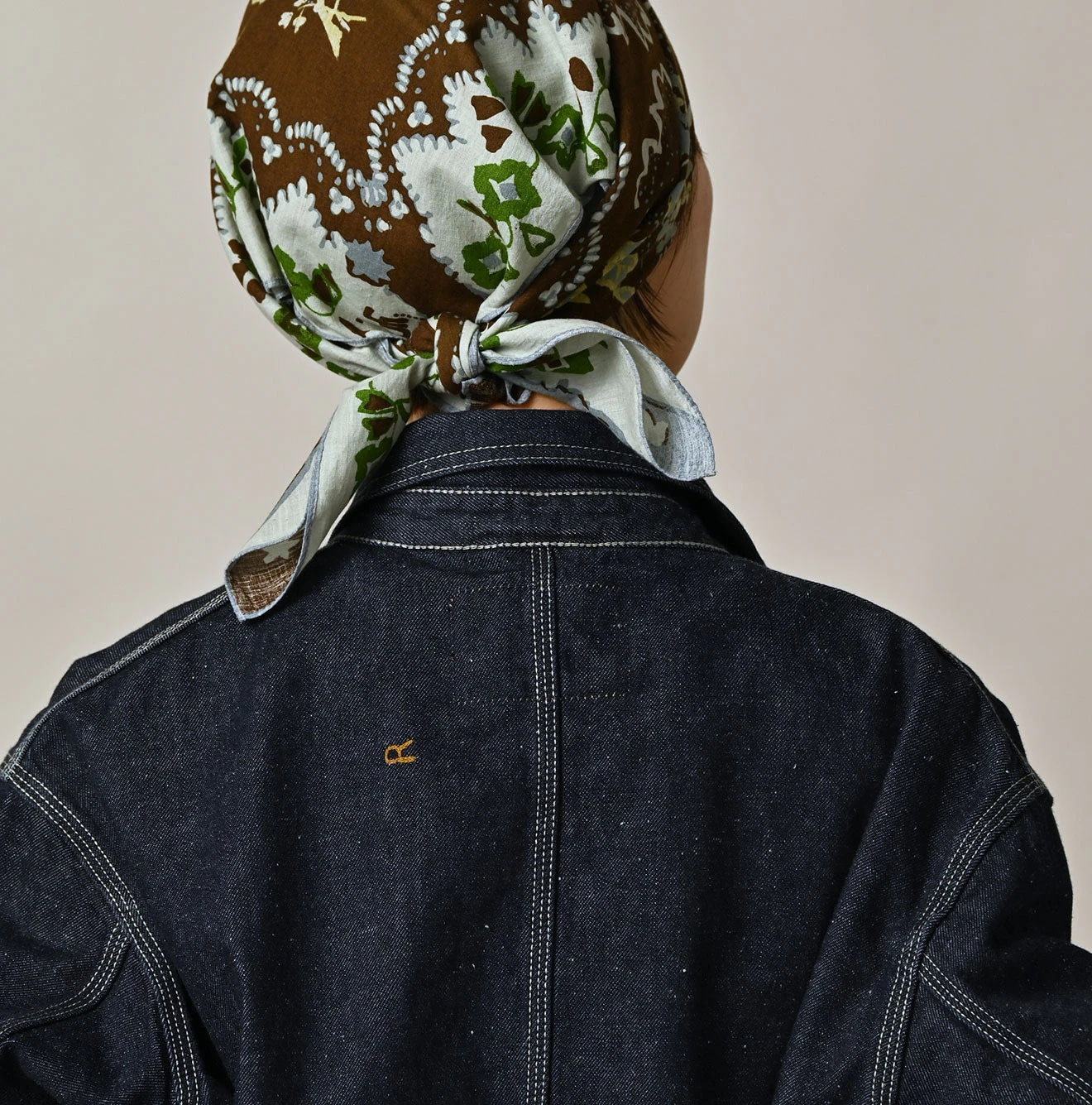 9.4oz Denim 908 Ocean Coverall Nou Detail