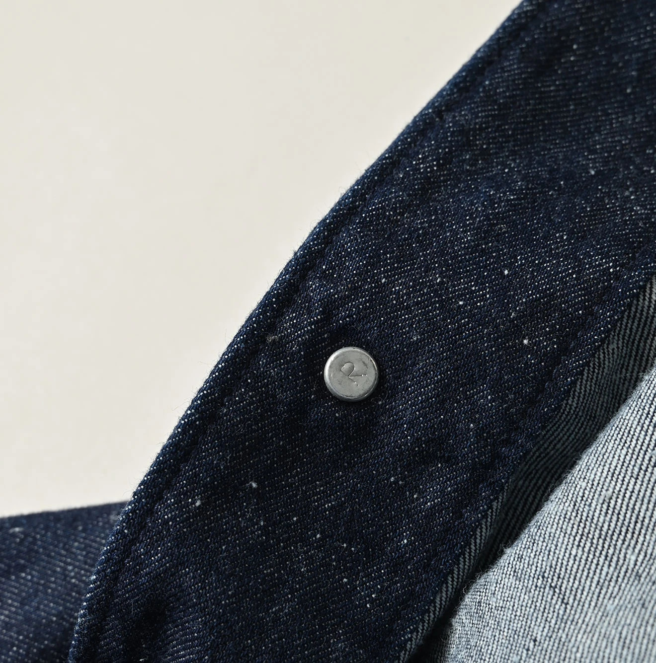 9.4oz Denim 908 Ocean Coverall Nou Detail