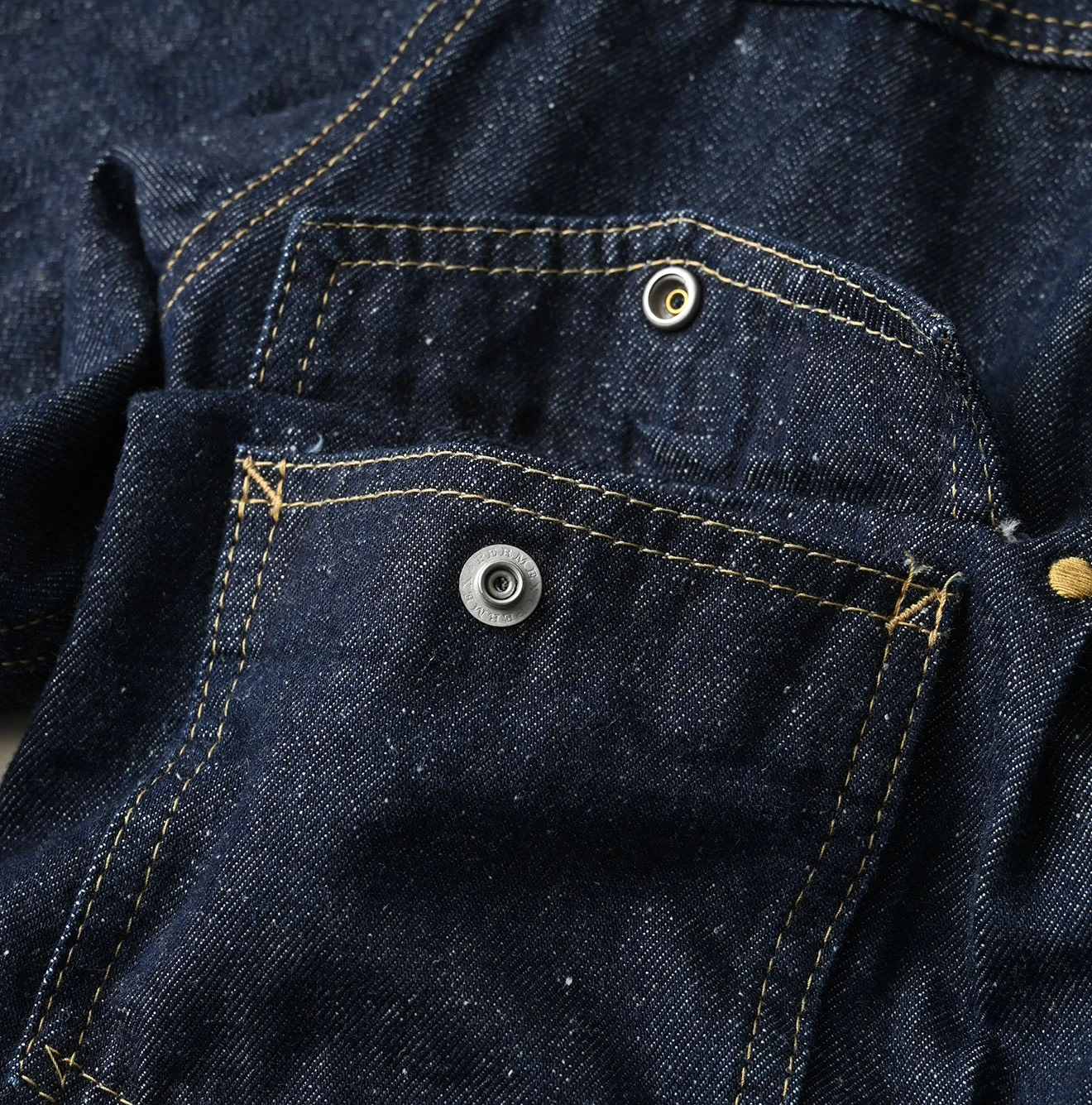 9.4oz Denim 908 G Jacket Nou Detail