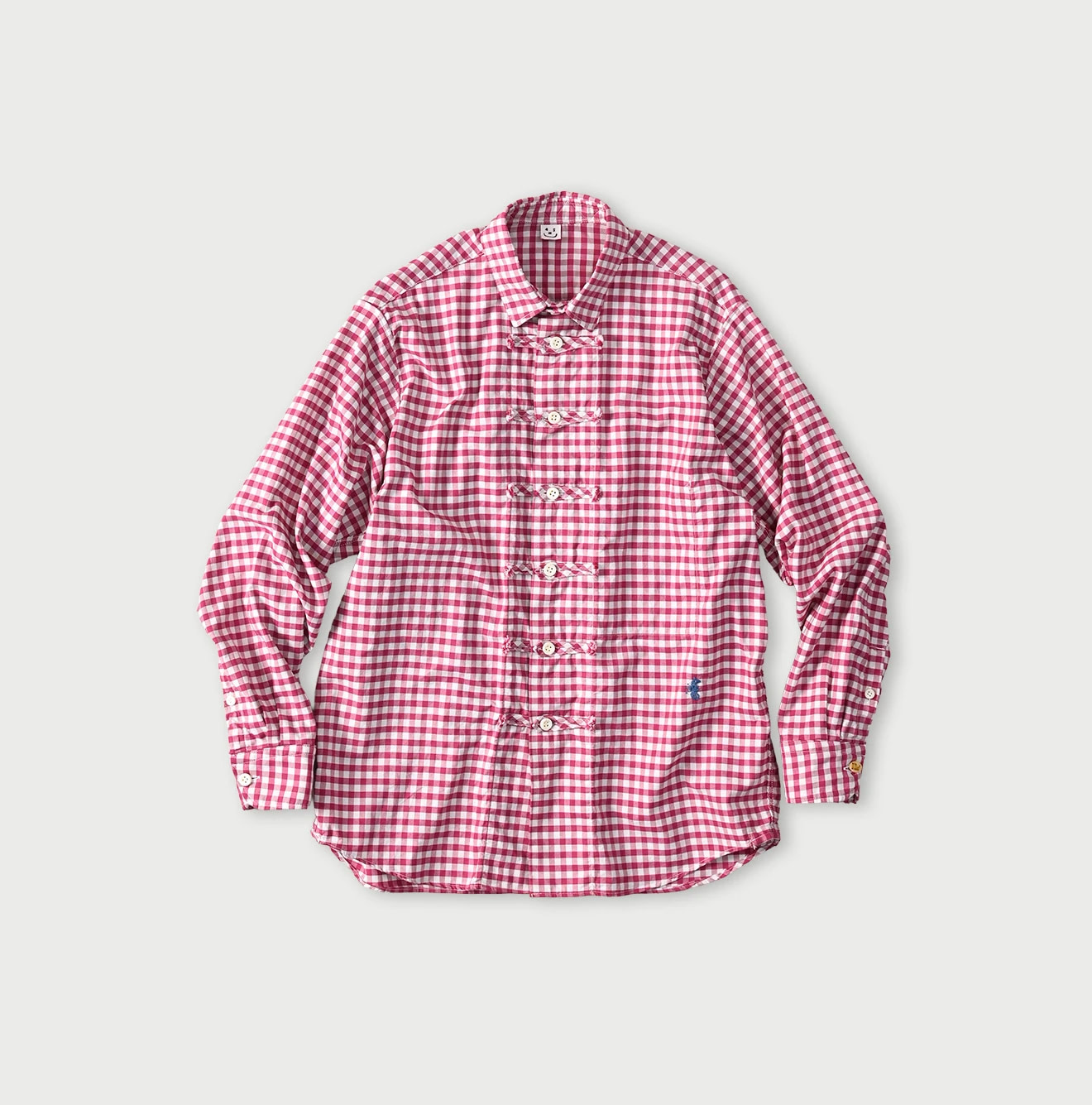 504 OX 908 8-knot Shirt Pink Gingham