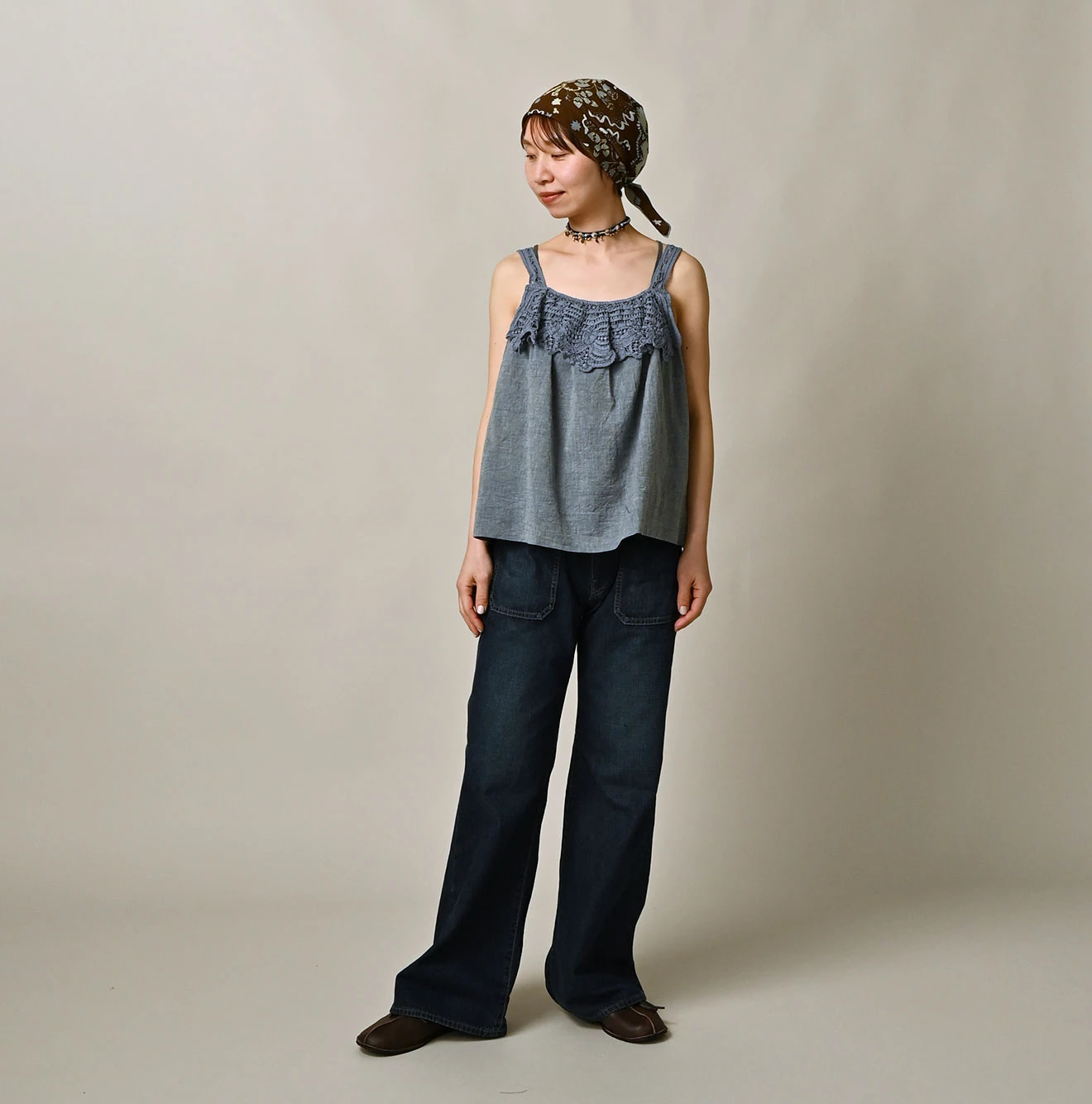 Mugihiko Denim Hippie Bachihime Syou Female Model