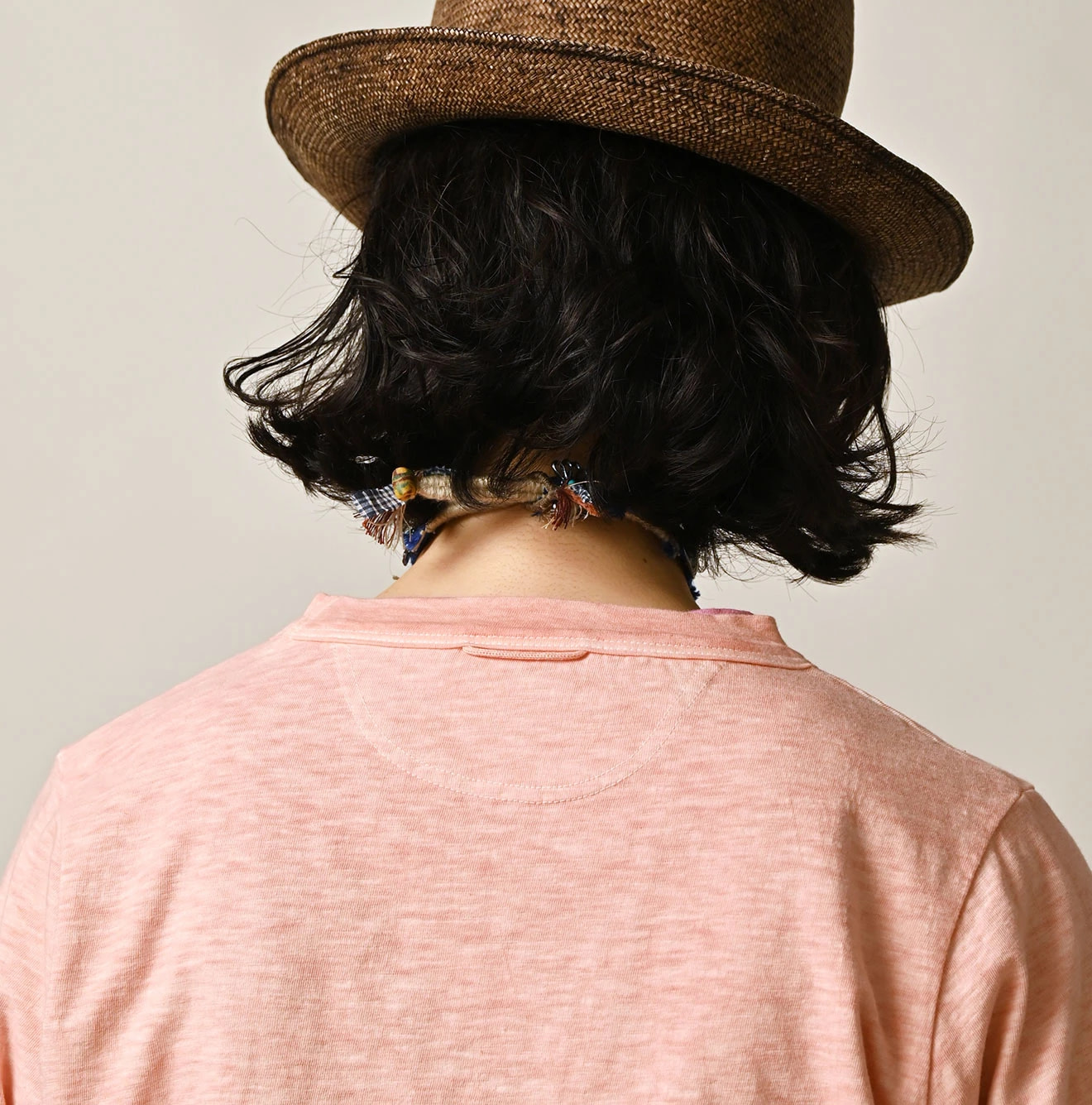 Plant Dyed Tenjiku 45 Star 908 T-shirt Detail