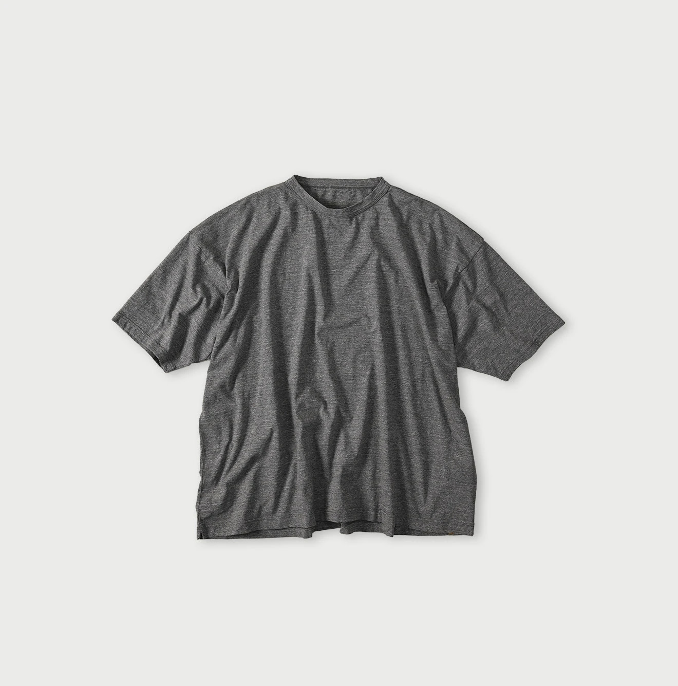 Top Tenjiku 9.8 Size Ocean T-shirt Gray Tweed Top