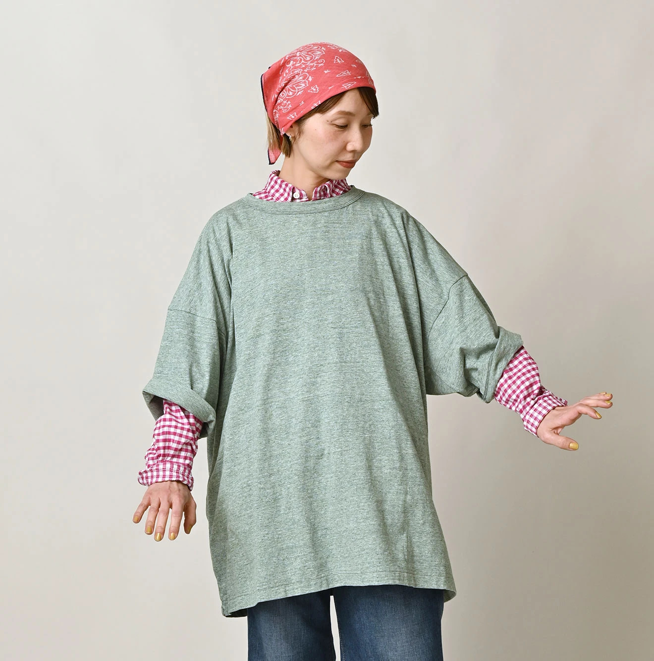 Top Tenjiku 9.8 Size Ocean T-shirt Female Model