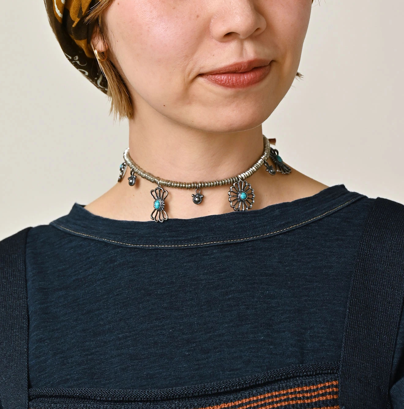 Indigo Tenjiku 9.8 Size Ocean T-shirt Premium Detail