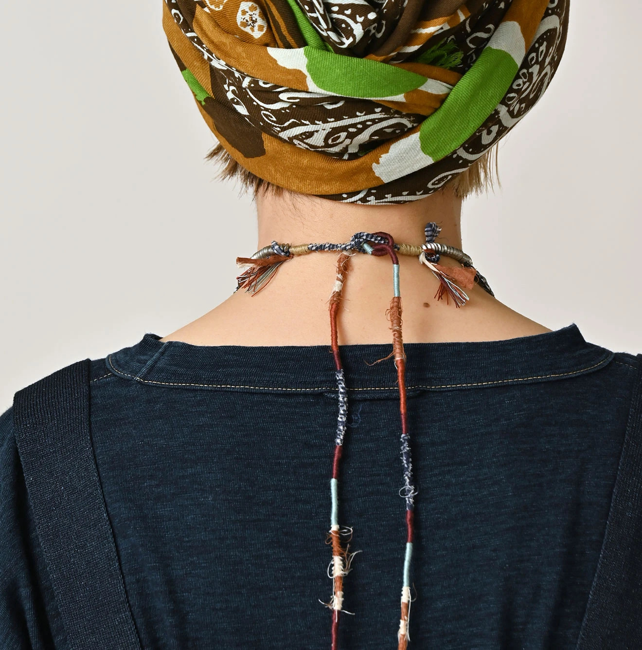 Indigo Tenjiku 9.8 Size Ocean T-shirt Premium Detail