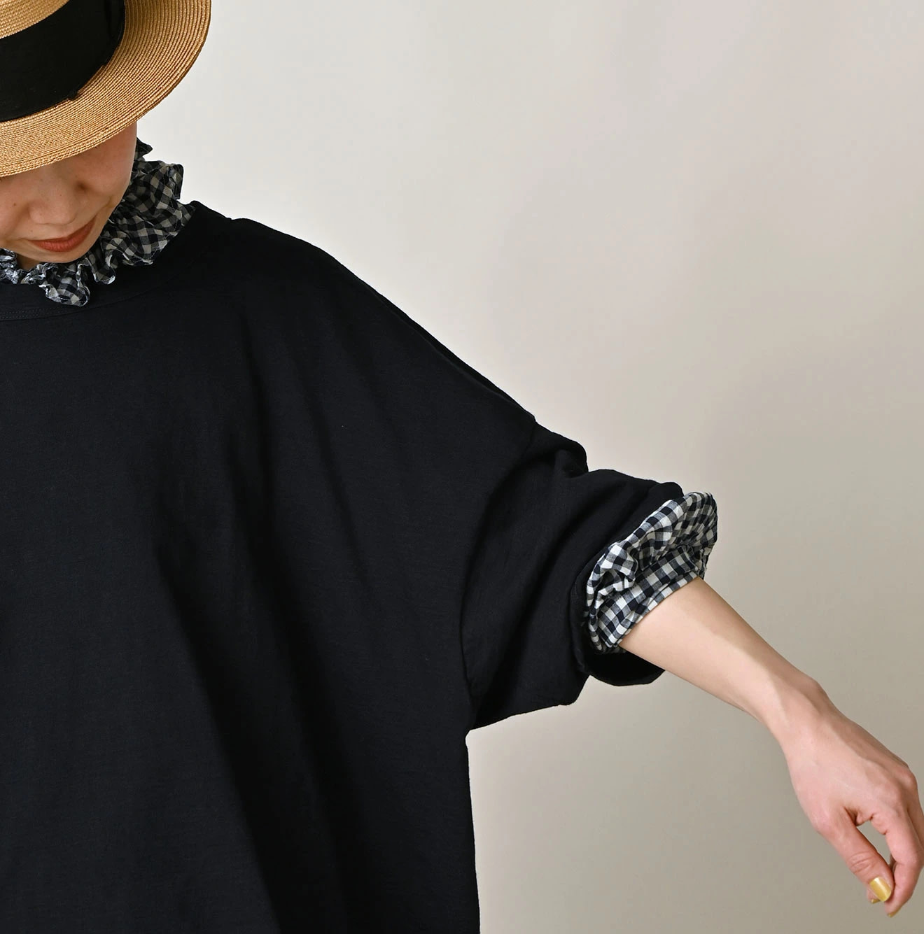 Indigo Tenjiku 9.8 Size Ocean T-shirt Detail
