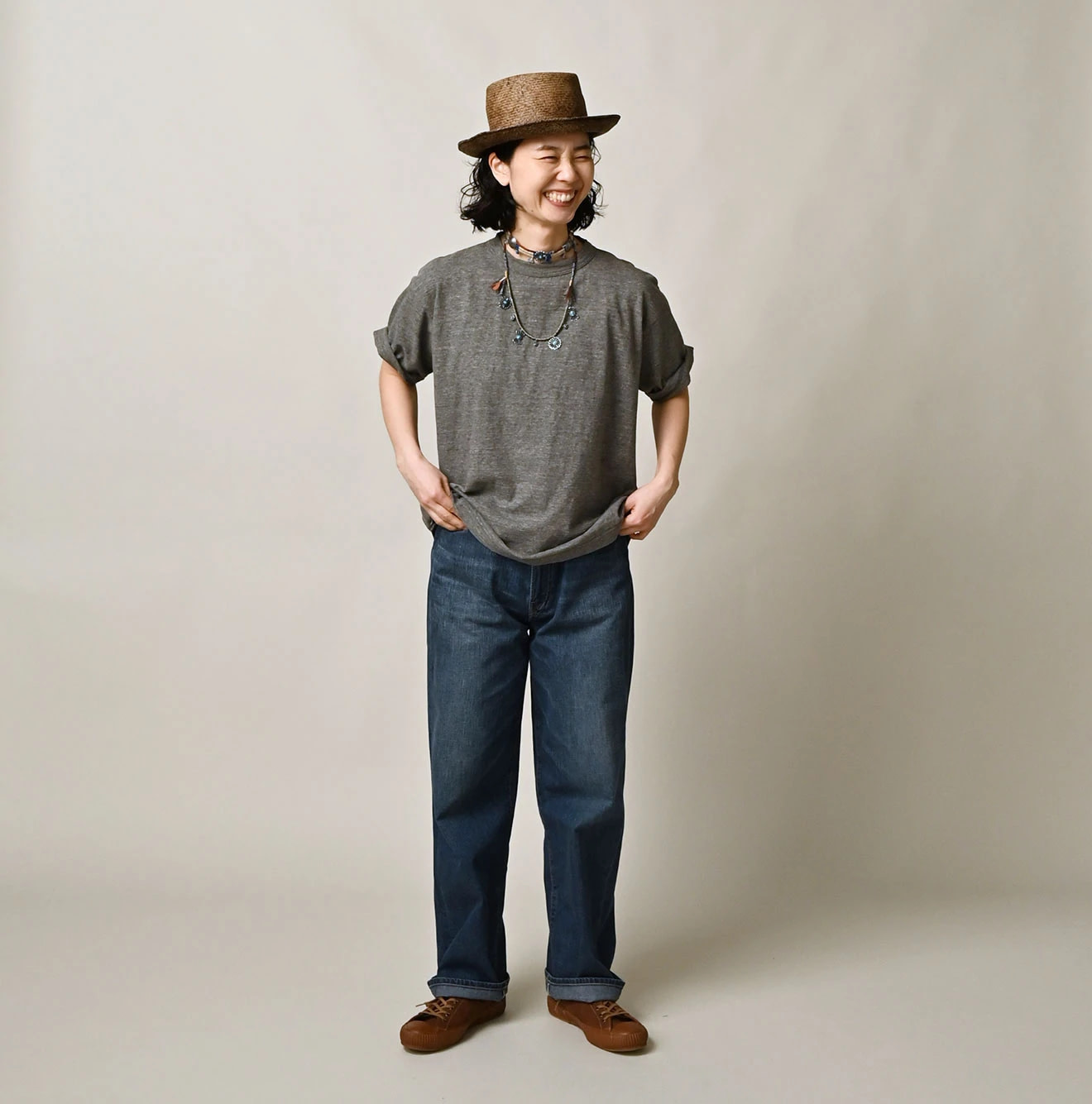 Top Tenjiku 908 Ocean T-shirt Female Model