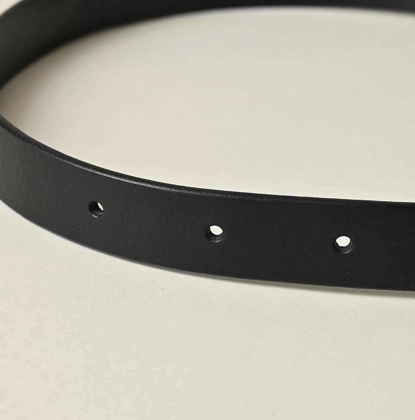 Azure Vintage Leather Belt Narrow Detail