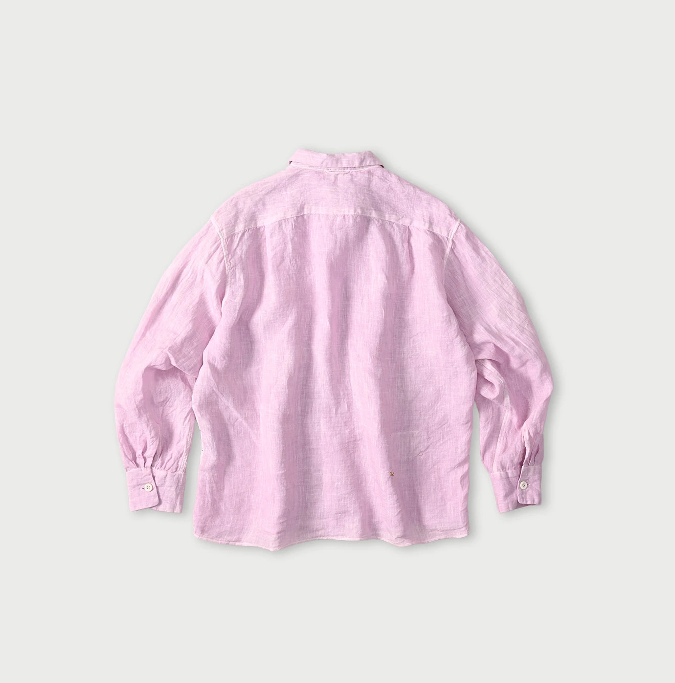 45 Plant Dyed Indian Linen 908 Marchal Shirt Back