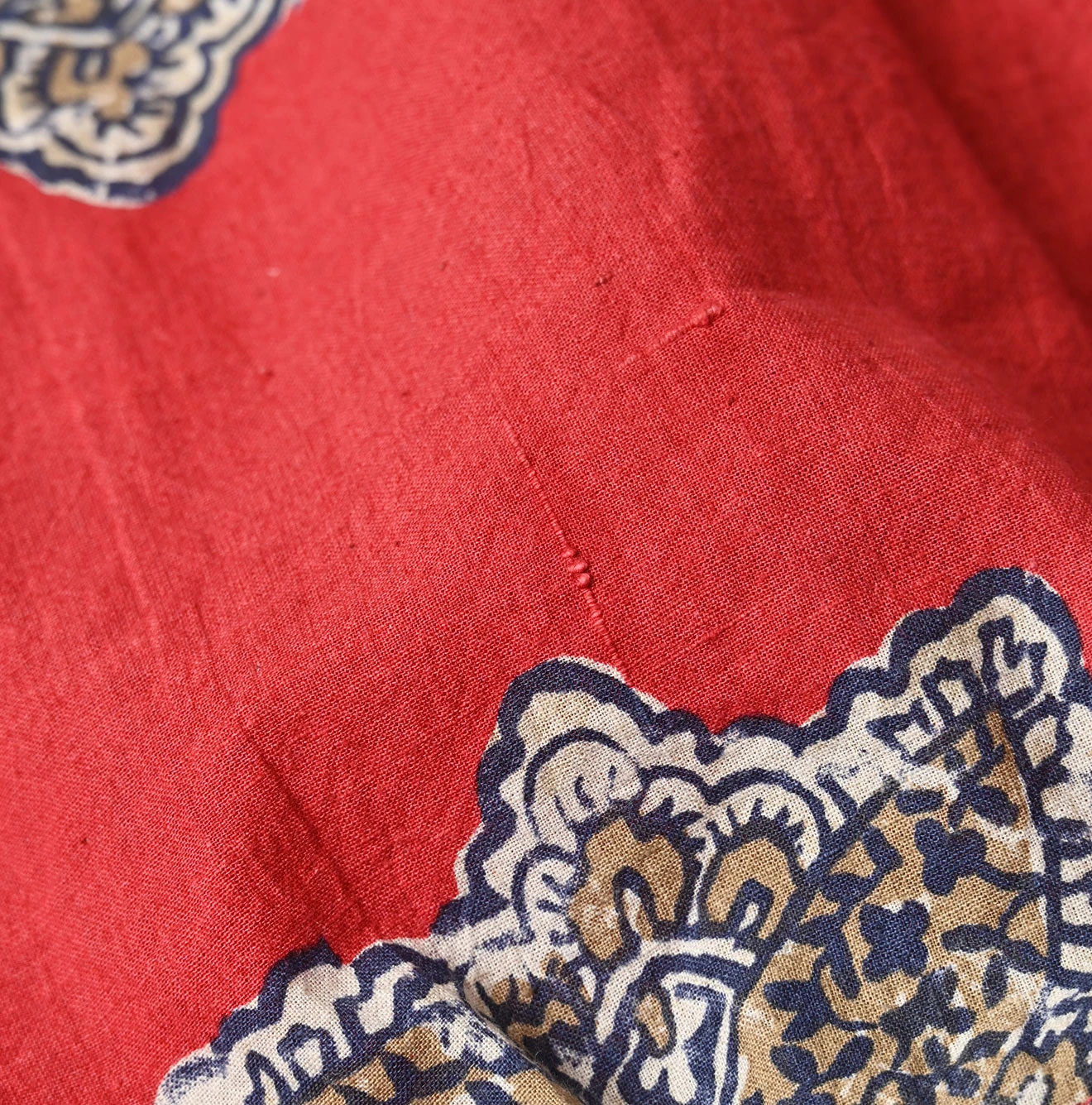 Bandana Paisley Print Puff Blouse Detail