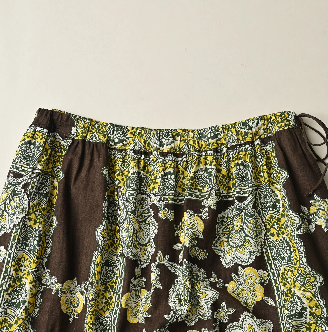 Bandana Paisley Print Tiered Frill Petit Skirt Detail