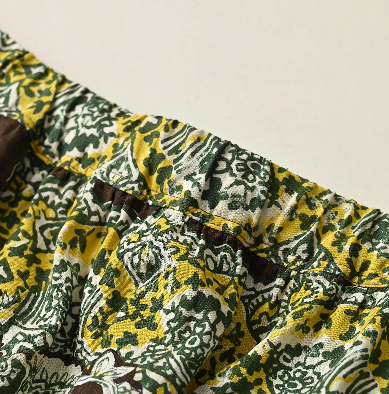 Bandana Paisley Print Tiered Frill Petit Skirt Detail