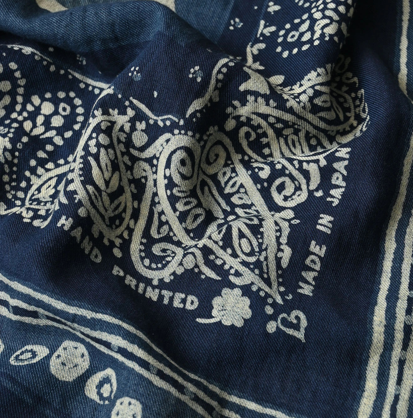 Indigo Botanical Froshiki Detail