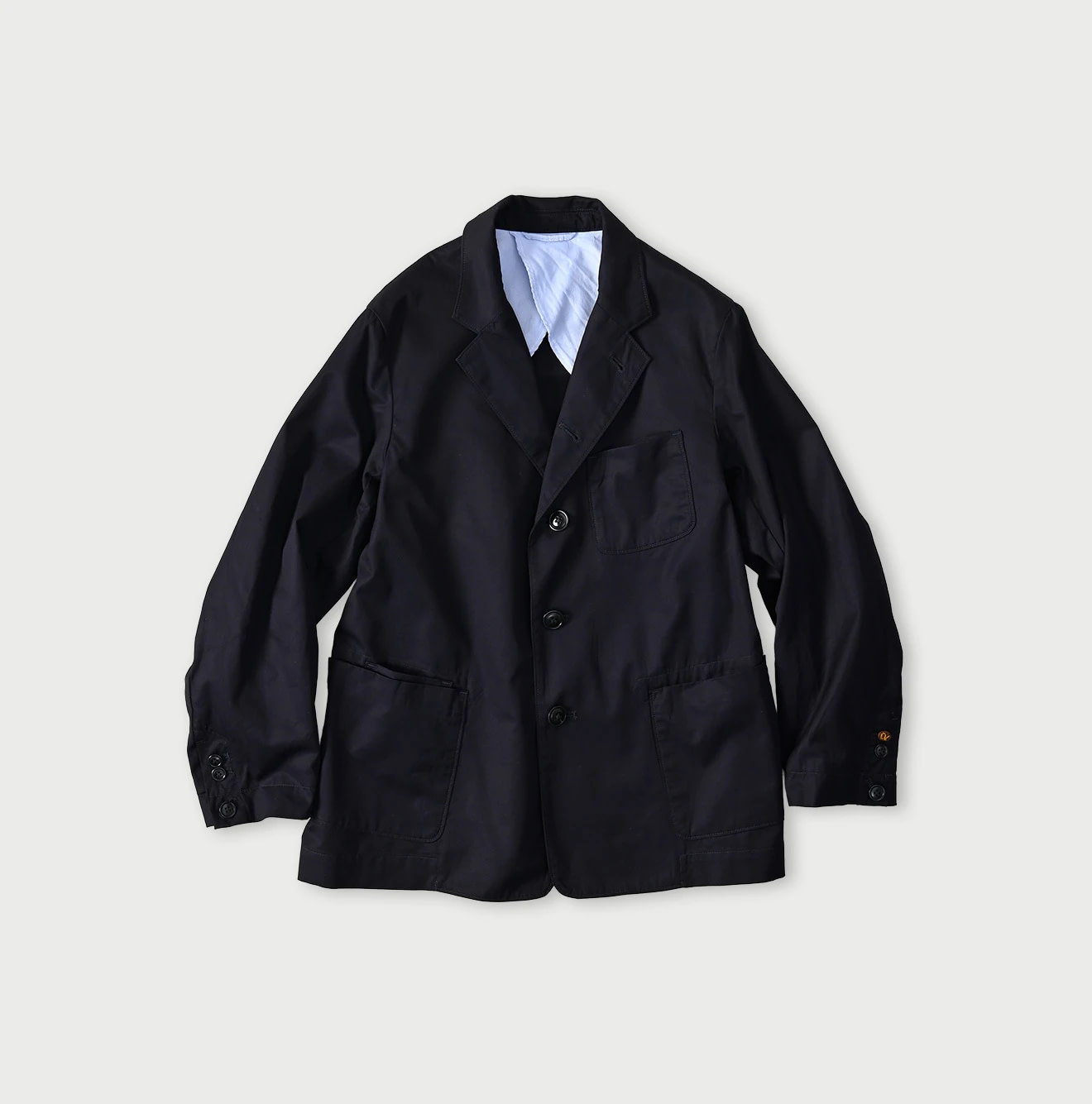 Thin Gabardine 908 Jacquarde Navy