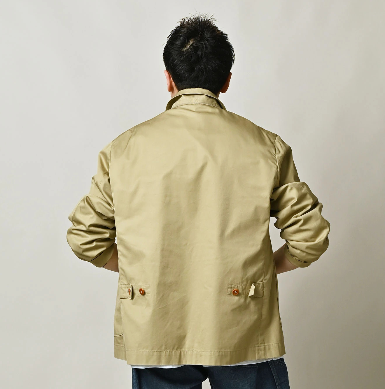 Thin Gabardine 908 Jacquarde Male Model