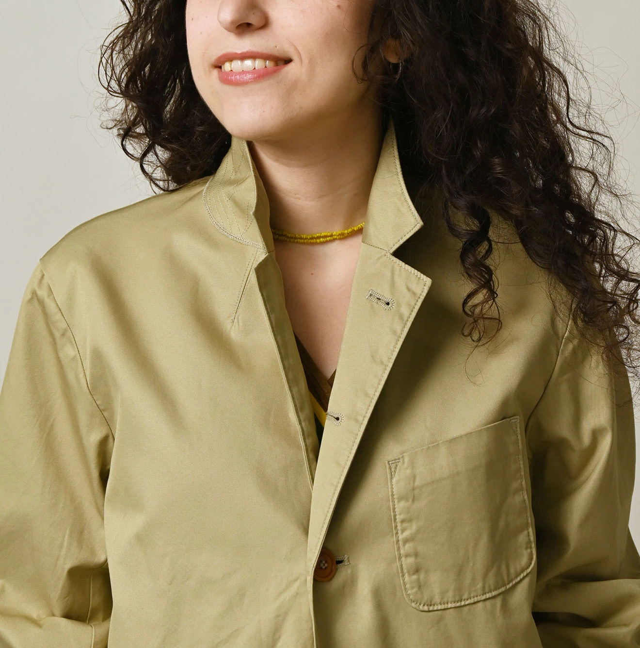 Thin Gabardine 908 Jacquarde Detail