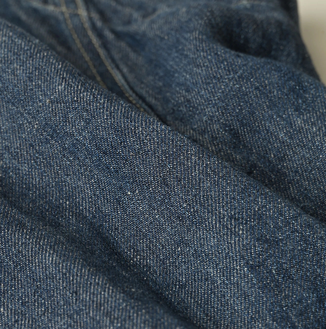 Linen Denim Open Sleeveless Shirt Zyu Detail