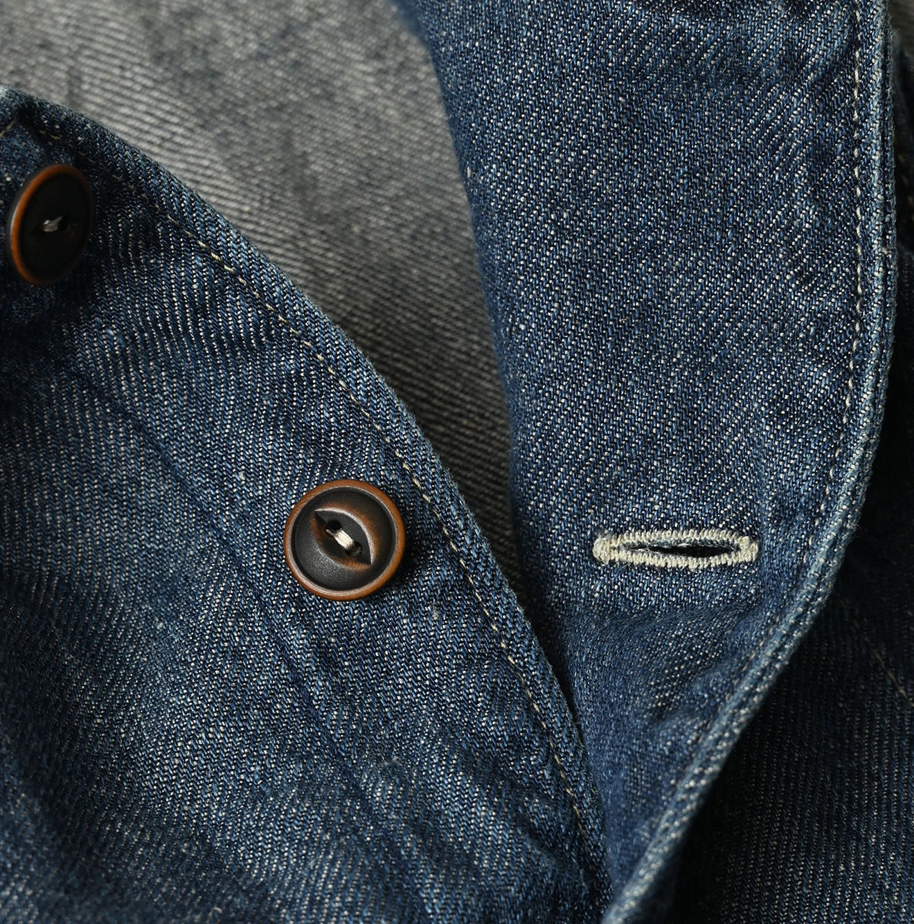 Linen Denim Open Sleeveless Shirt Zyu Detail