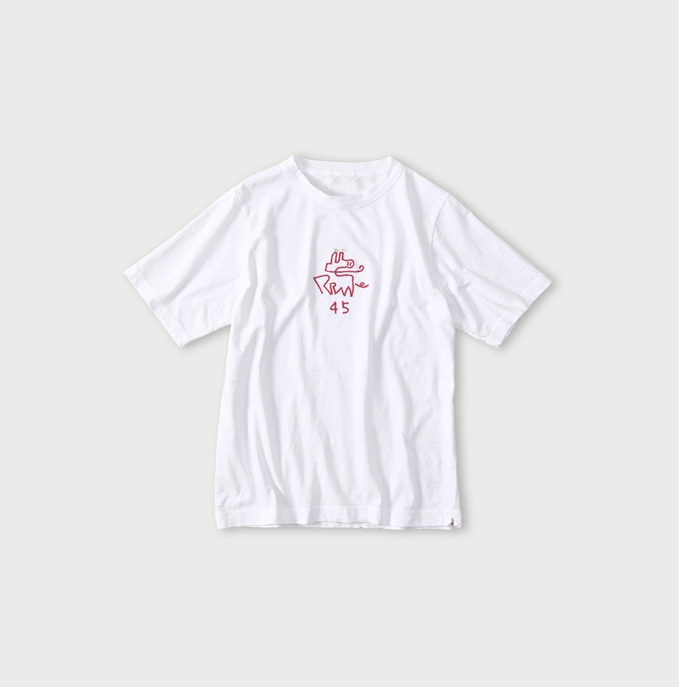 Nasuppie Embroidered 908 T-shirt White