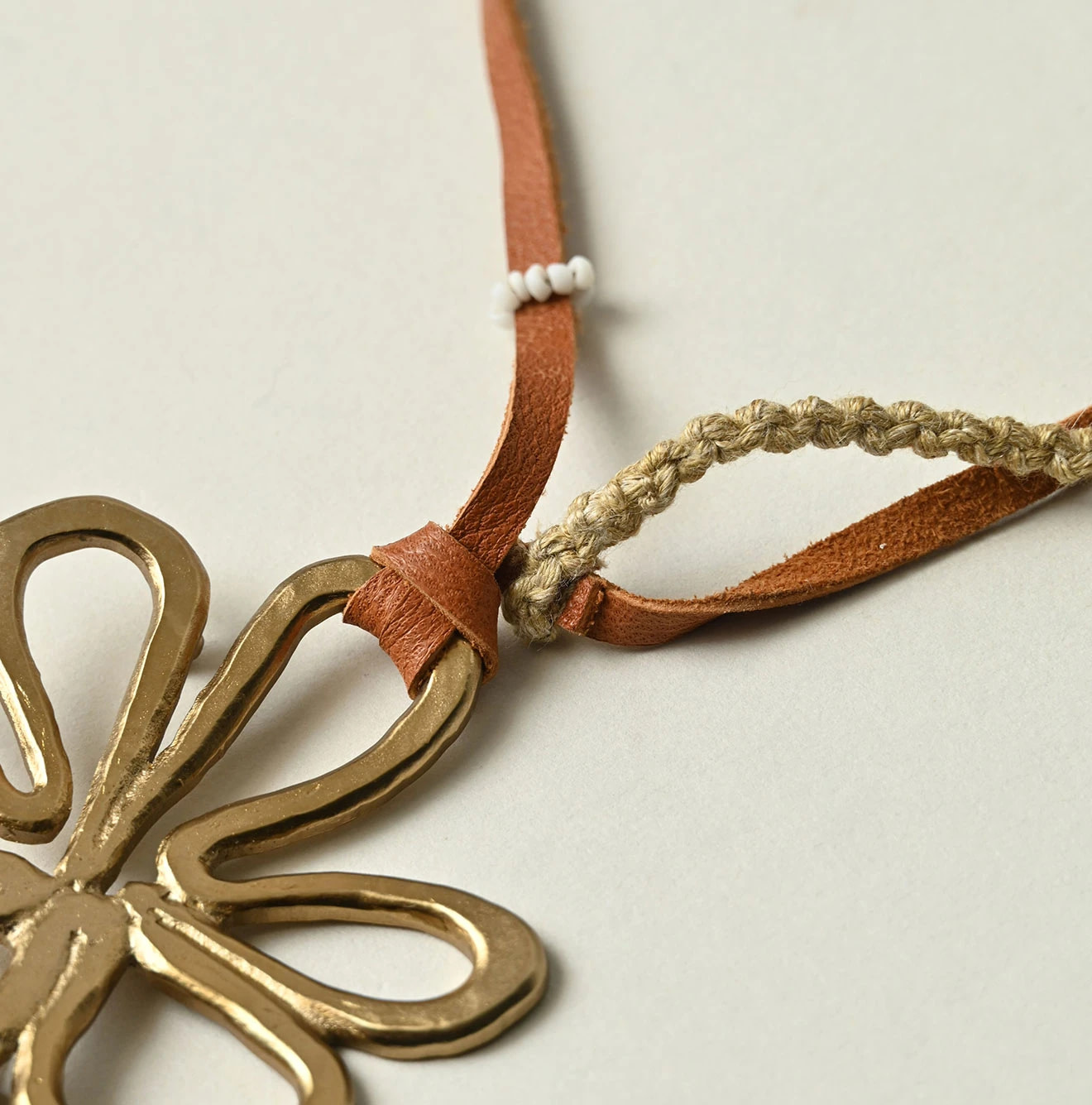 Flower Necklace Detail