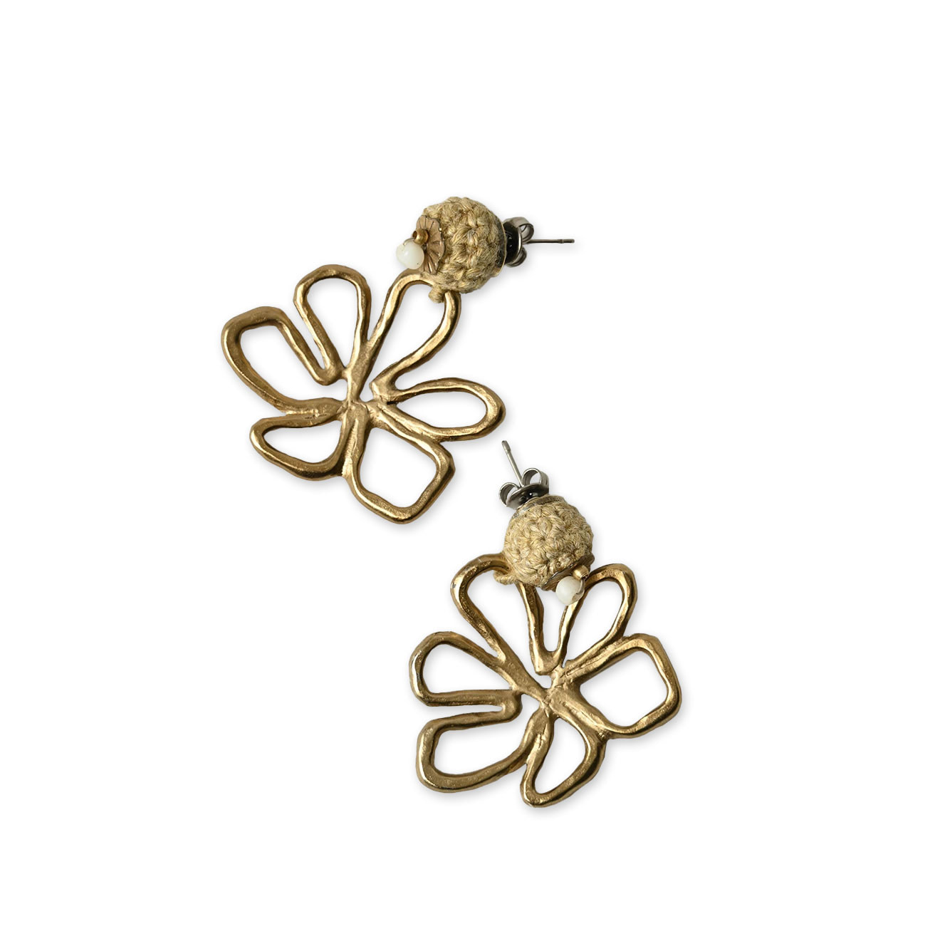 Flower Pierced Earrings