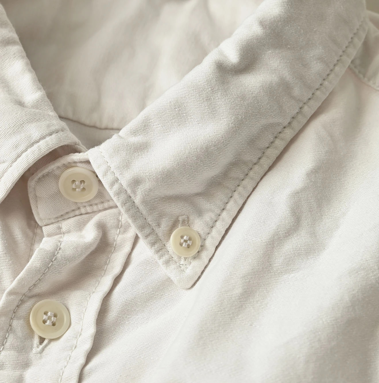 Horizontal Satin Ocean Short Sleeve Shirt MEN Detail