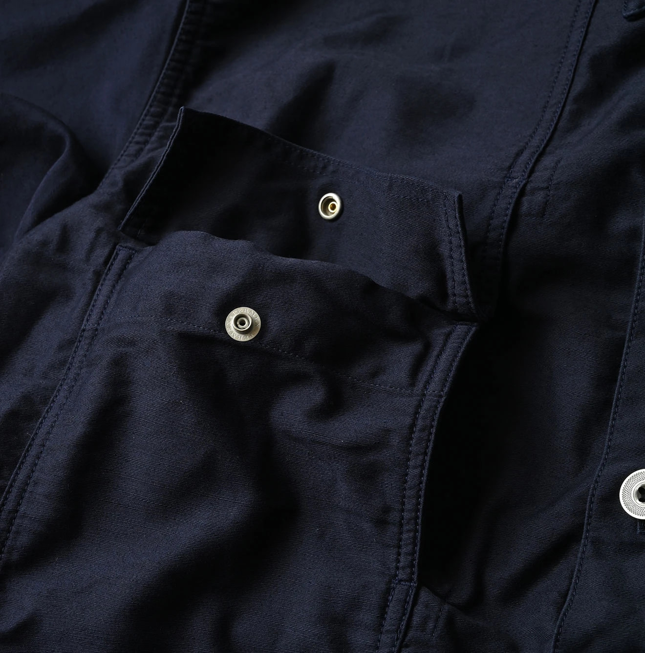 Horizontal Satin 908 Bush Shirt Detail