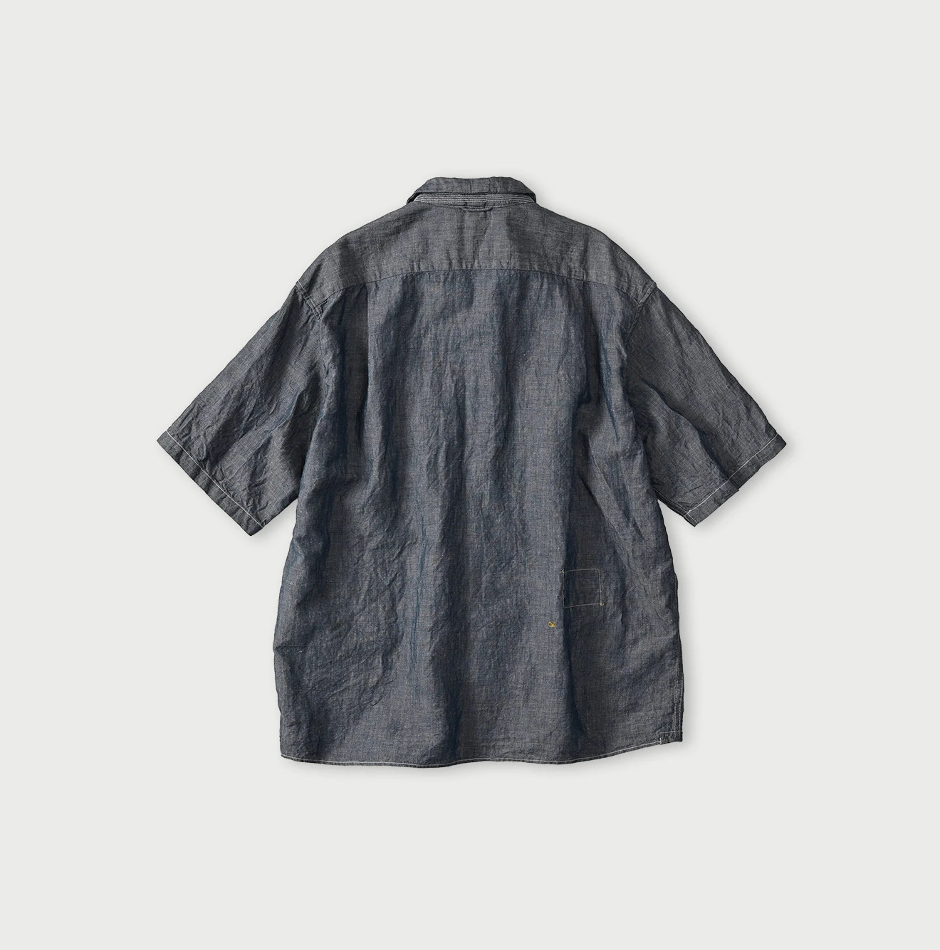Cotton Linen Dungaree LeiLei Shirt MEN Nou Back