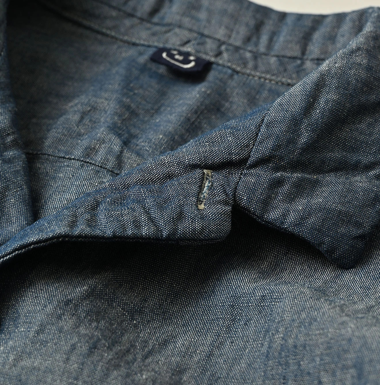 Cotton Linen Dungaree LeiLei Shirt MEN Nou Detail