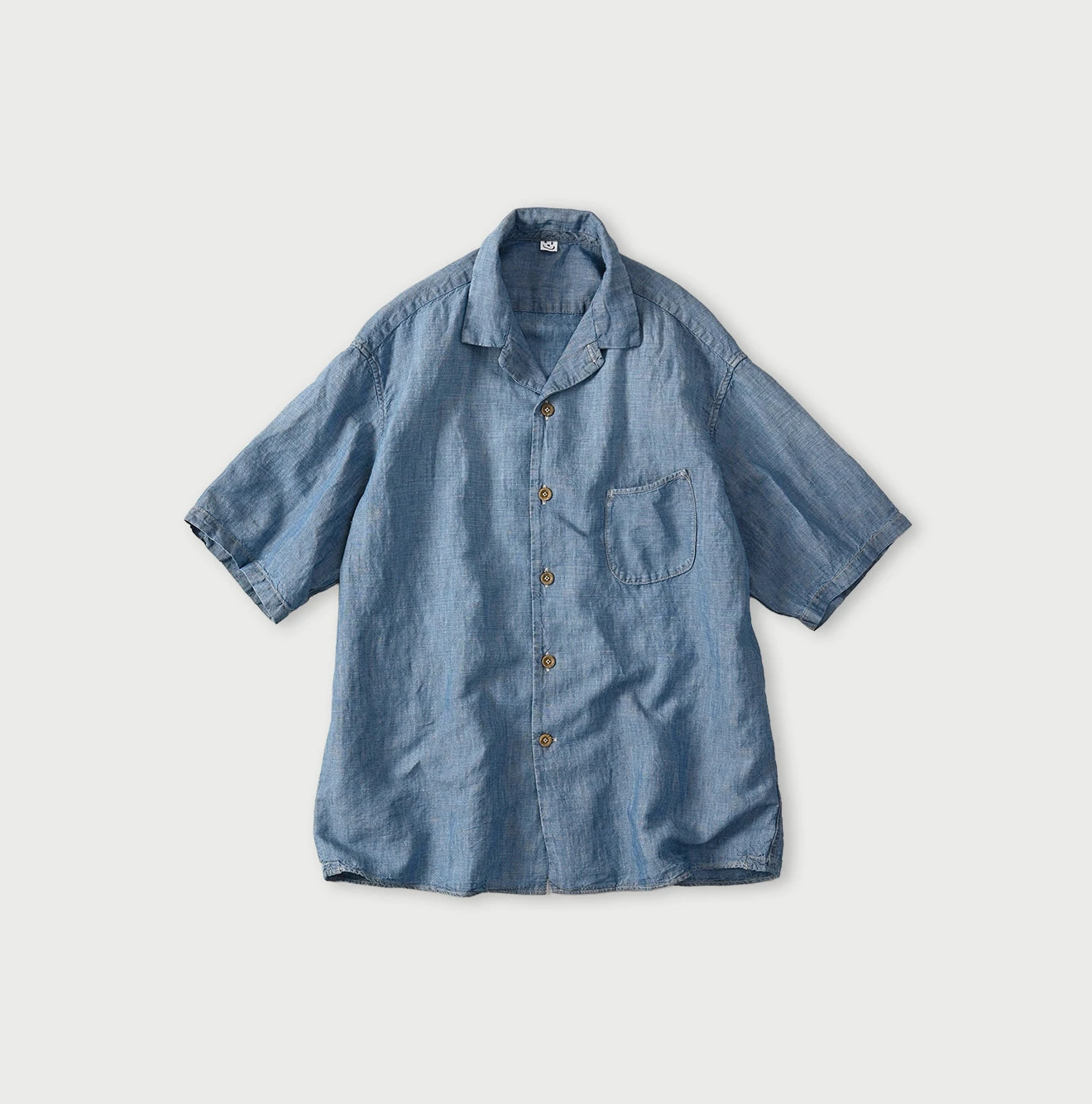 Cotton Linen Dungaree LeiLei Shirt MEN Distressed Zyu