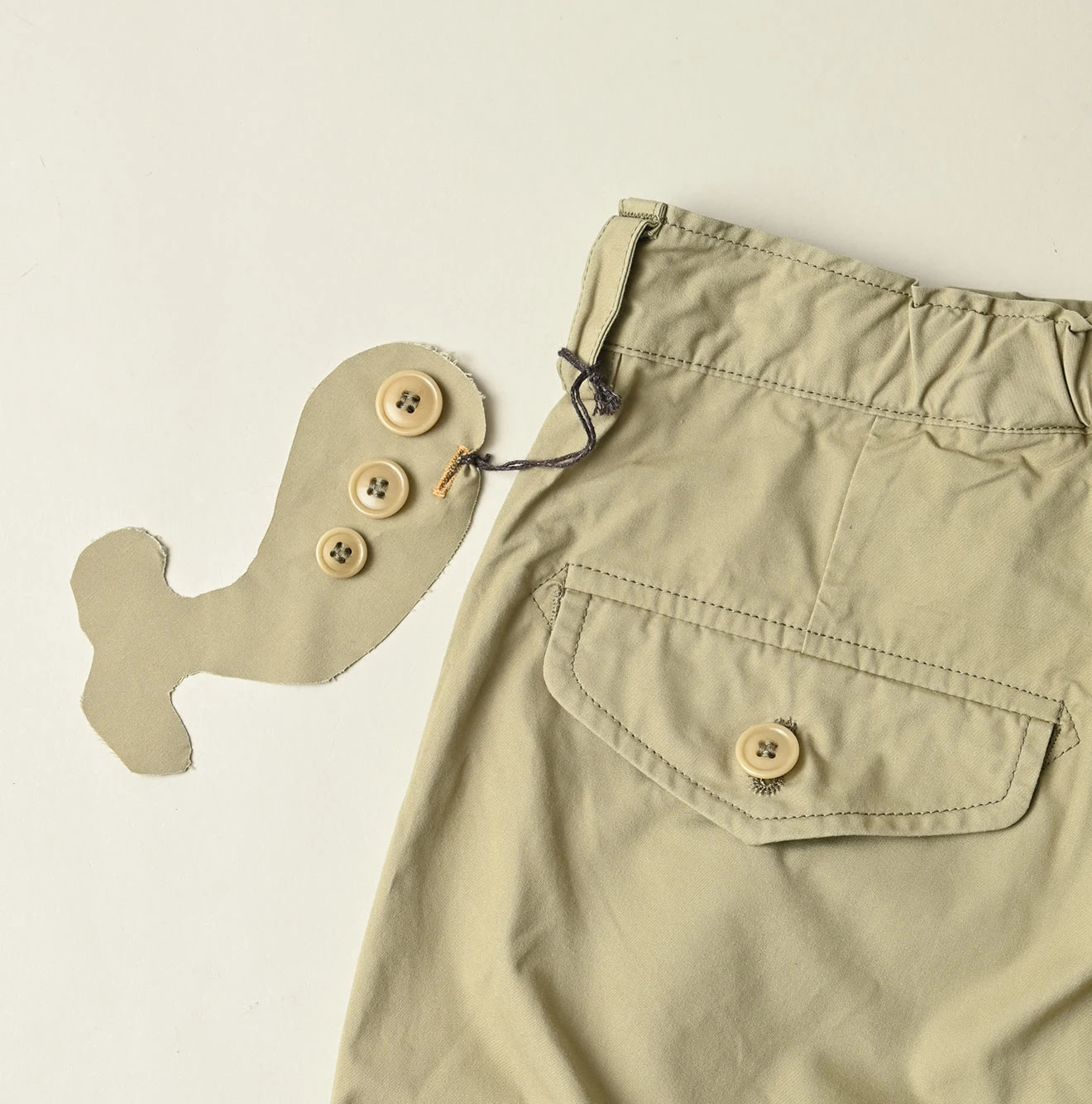 Weather 908 Peg Top Pants Detail