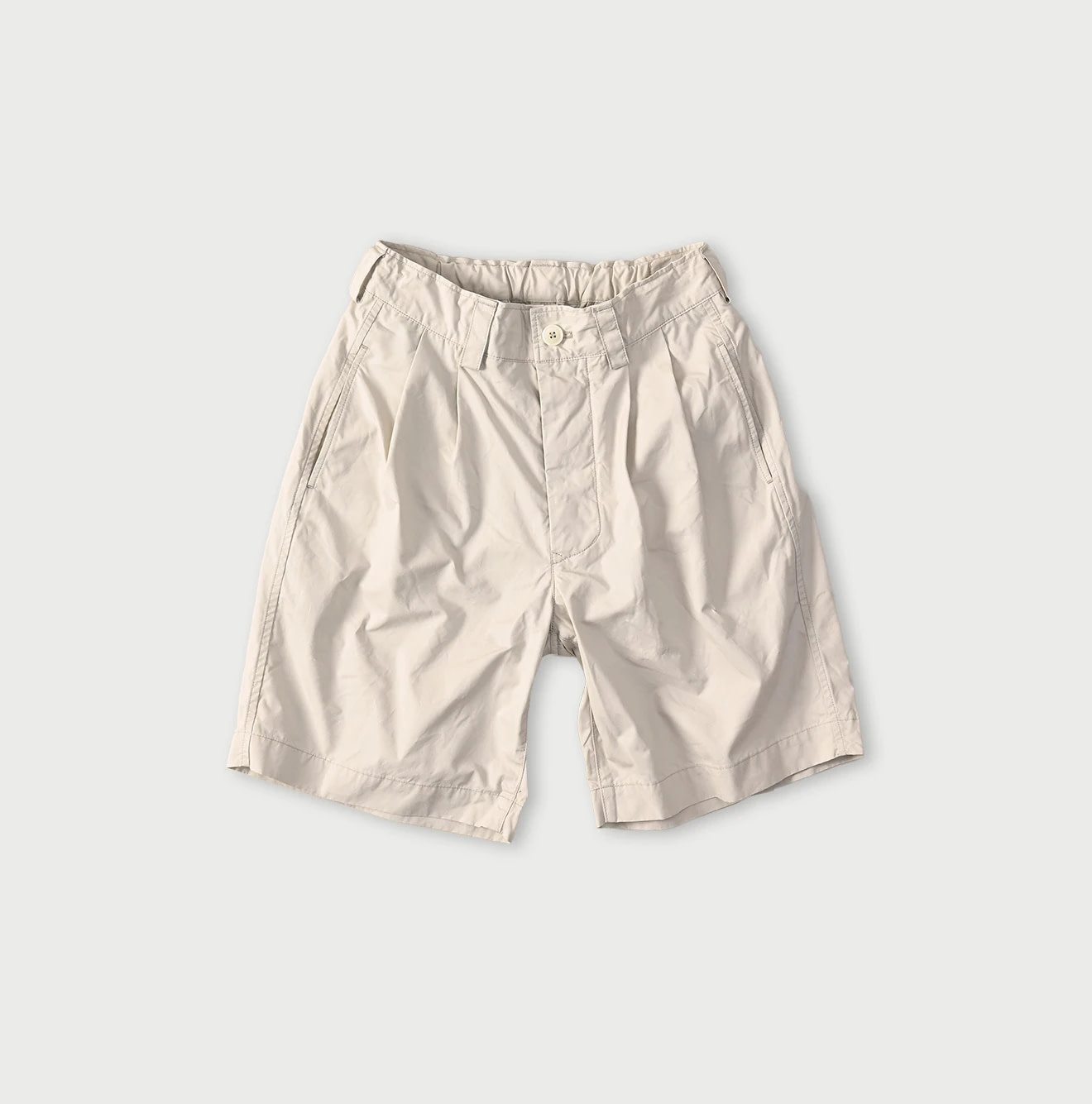 Weather 908 Peg Top Short Pants Antique White