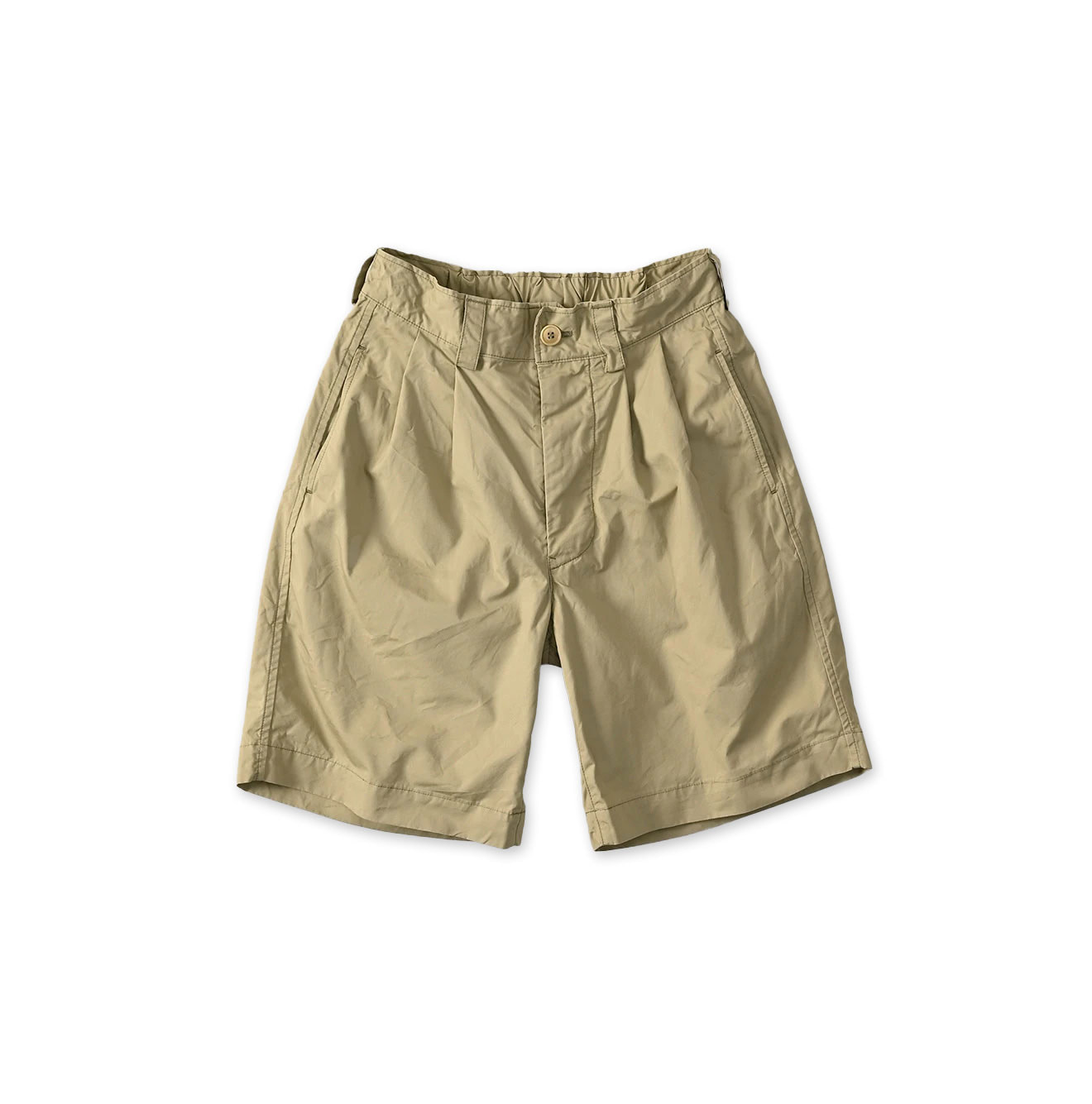 Weather 908 Peg Top Short Pants Khaki Beige