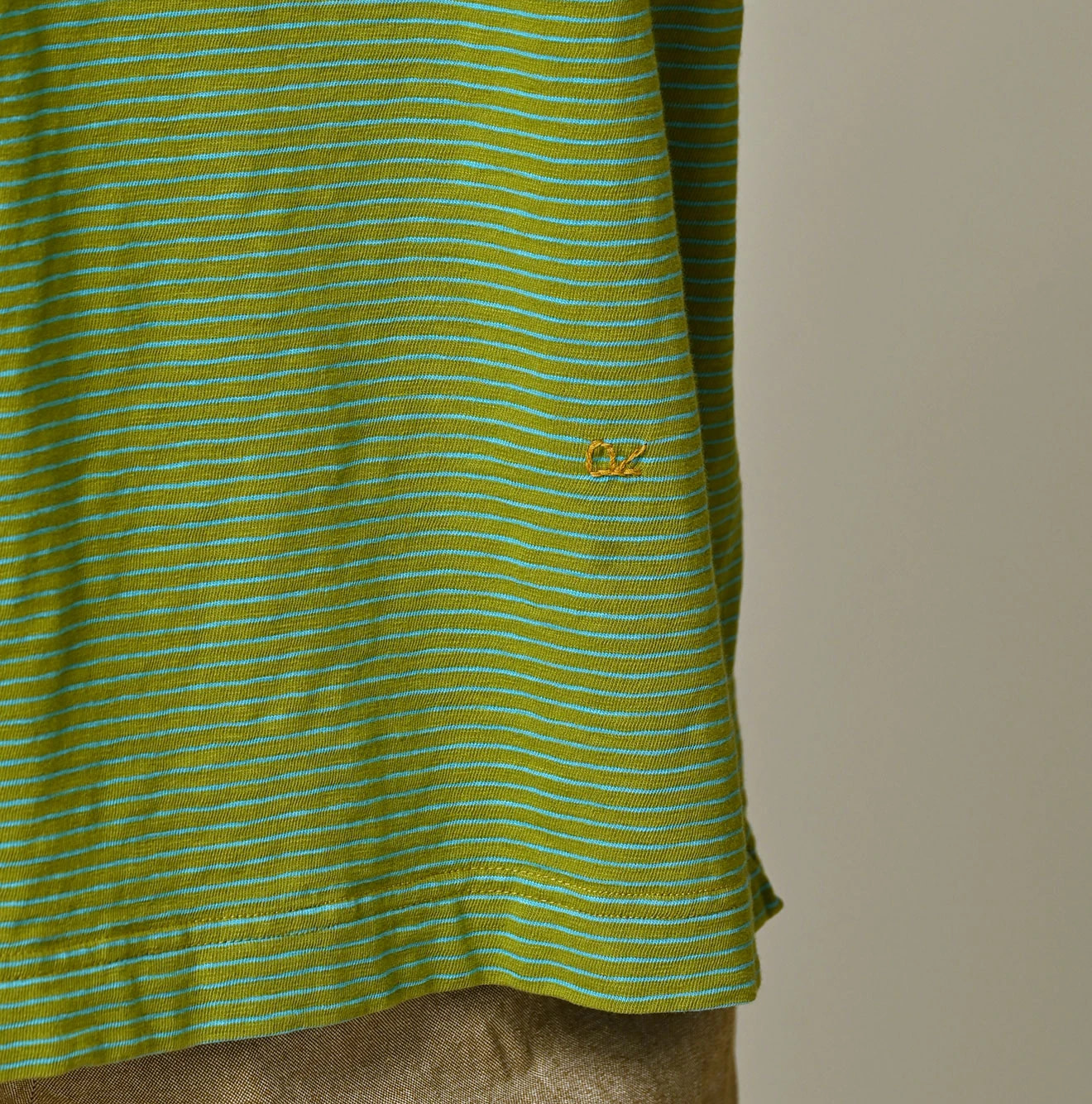 Tenjiku Striped 908 45 Star Pocket T-shirt Detail