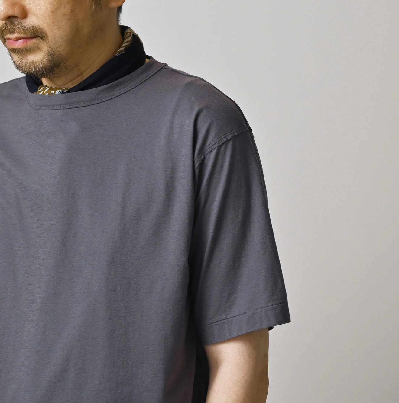 Supima Thin Tenjiku 908 Short Sleeve T-shirt Detail