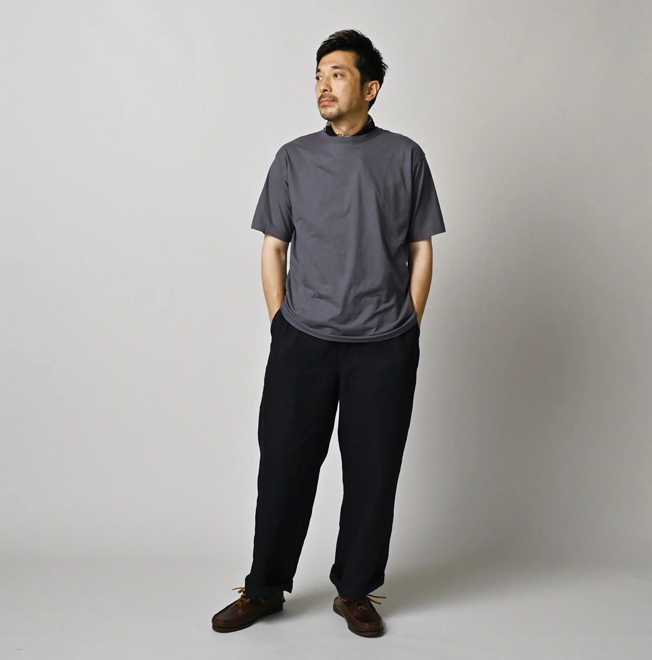Supima Thin Tenjiku 908 Short Sleeve T-shirt Male Model