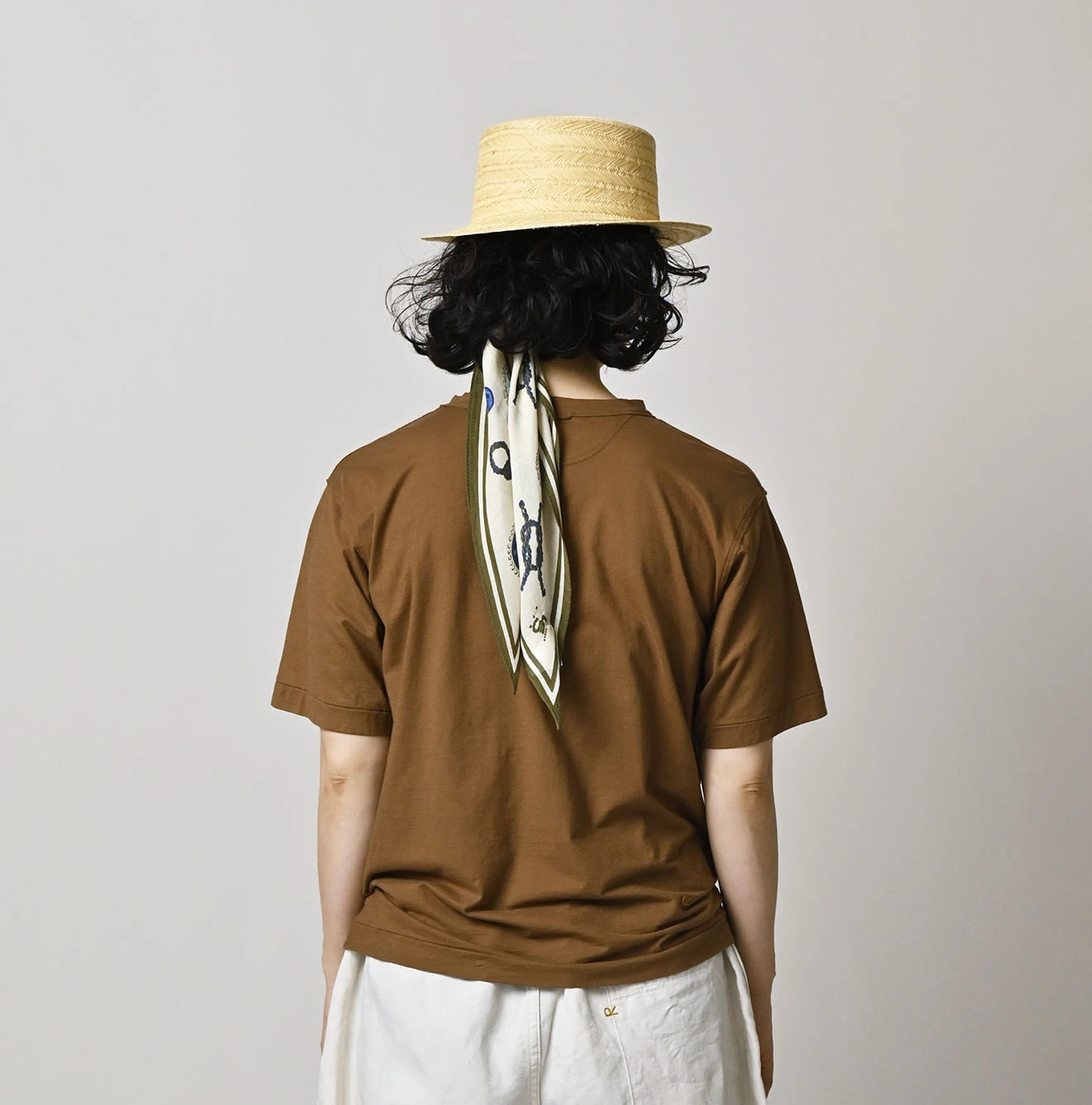 Supima Thin Tenjiku 908 Short Sleeve T-shirt Female Model