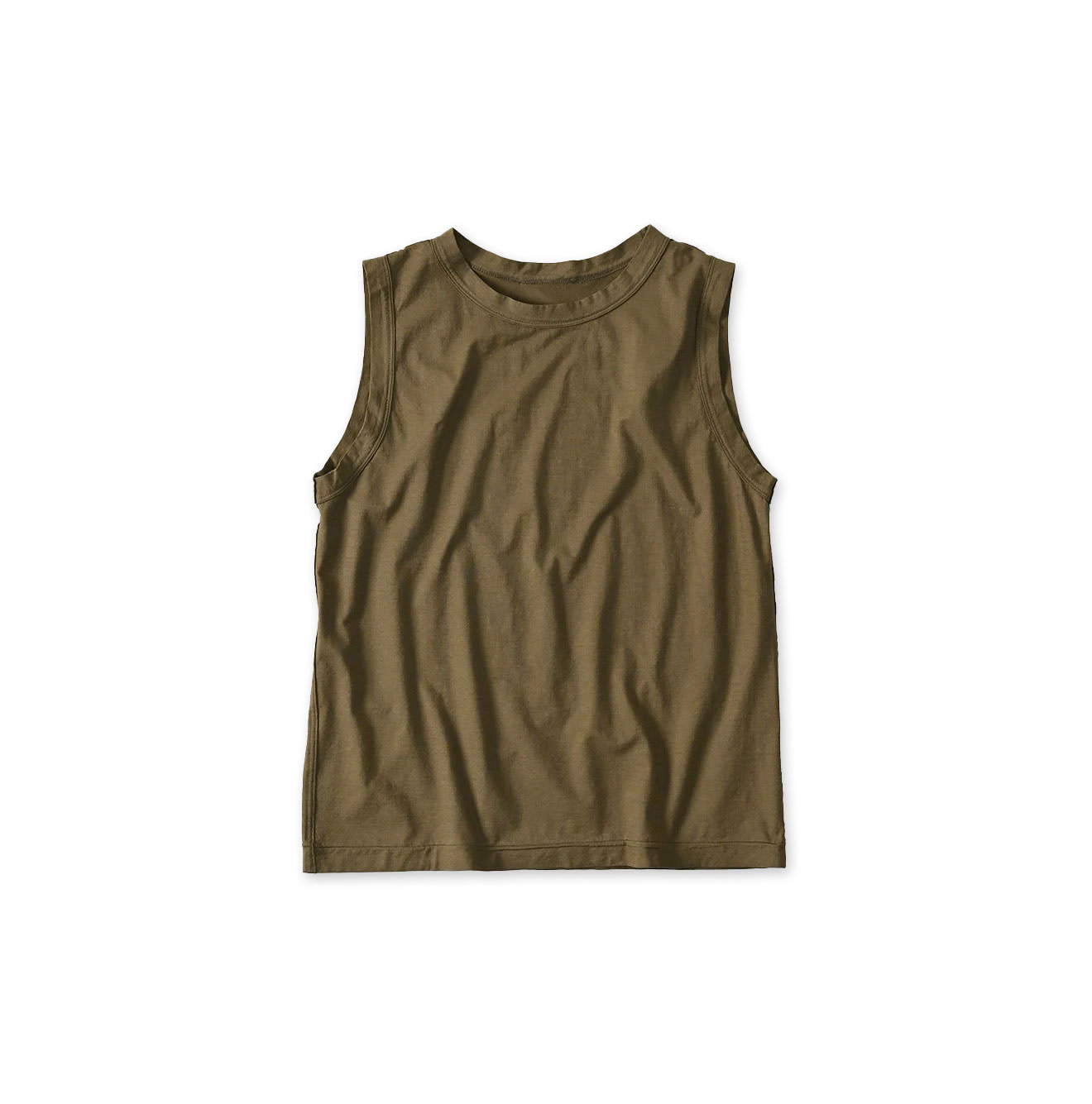 Supima Thin Tenjiku Camisole Khaki