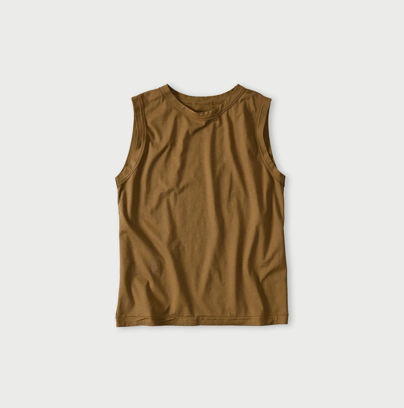 Supima Thin Tenjiku Camisole Brown