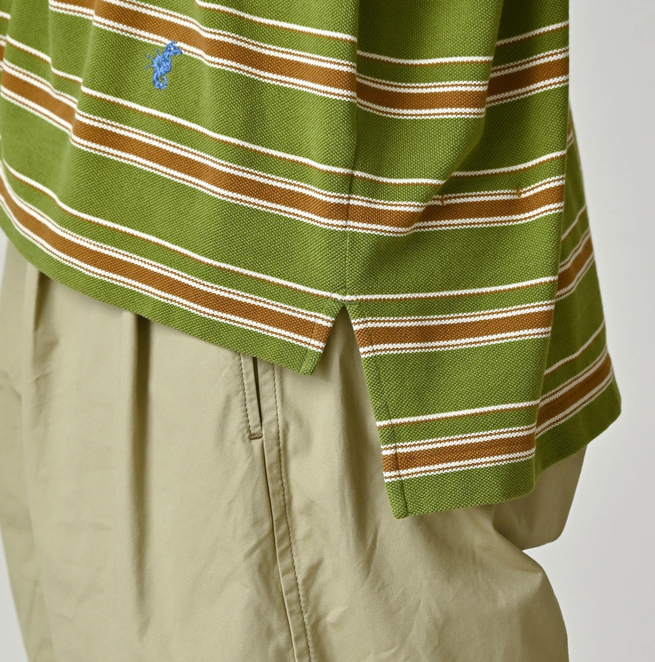 Striped KANOKO 908 Uma Polo Shirt Detail