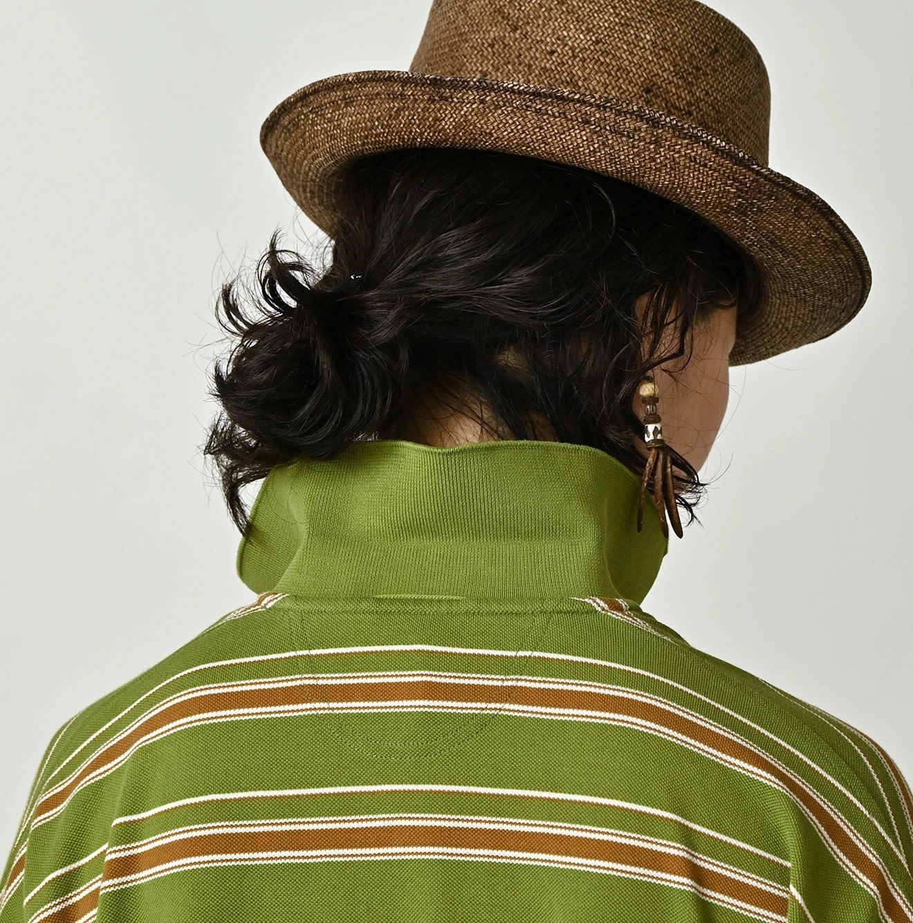 Striped KANOKO 908 Uma Polo Shirt Detail